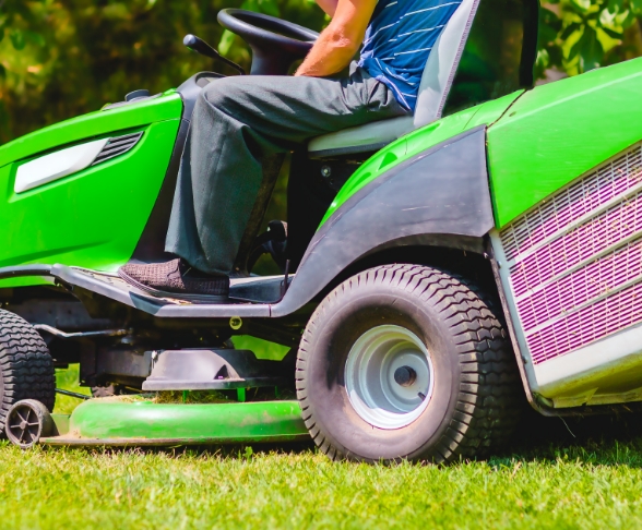 Electric lawn mowers - zero emissions.